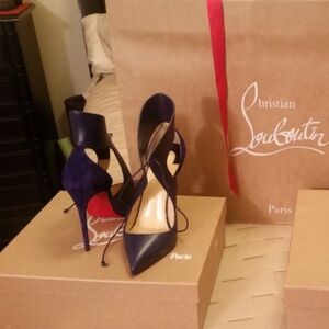 Christian Louboutin Barabon 120 Nappa Shiny - Size 38.5